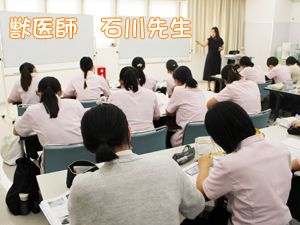 様々な講義☆モデル犬も協力してくれます！